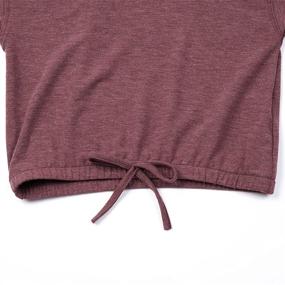 img 1 attached to 👚 Purple Girls' Pullover Sleeve Shirts in Tops, Tees & Blouses - Clothing
