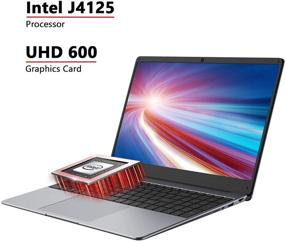 img 3 attached to 💻 CHUWI HeroBook Plus 15.6" Windows 10 Laptop, 1080P Laptop Computer with Intel J4125, 12GB RAM, 256GB SSD, RJ45 Gigabit Ethernet Support, BT5.1, Dual WiFi