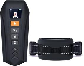 img 4 attached to 🐶 Waterproof Dog Shock Collar with Remote - 3 Modes: Beep, Vibration, and Shock - Rechargeable and Adjustable for Small, Medium, and Large Dogs - Remote Range up to 1300Ft