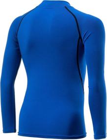 img 3 attached to 🔥 TSLA Thermal Sleeve Fleece Compression Girls' Clothing: Keep Warm and Active