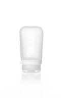 🧳 humangear gootoob+ clear silicone travel bottles with locking cap - medium size (2.5oz) refillable for traveling логотип