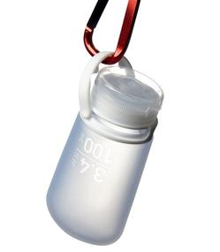 img 3 attached to 🧳 humangear GooToob+ Clear Silicone Travel Bottles with Locking Cap - Medium Size (2.5oz) Refillable for Traveling