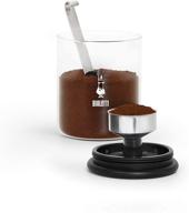 bialetti moka coffee jar - 250g glass canister with cap by dcdesign07 logo