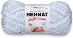 img 3 attached to 🧶 Bernat Softee Baby Yarn, Ombre Blue Flannel - 4.25 oz, Gauge 3 Light - Superior Quality Soft Yarn for Baby Projects
