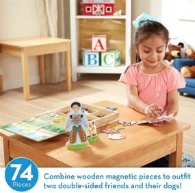 img 3 attached to Melissa & Doug Occupations Magnetic Dress-Up Set