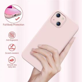 img 1 attached to 📱 Miracase iPhone 13 Case 6.1 inch(2021) - Full Body Protection in Sand Pink