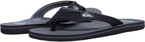 img 1 attached to 👞 Stylish and Comfortable: Quiksilver Men's Strap Sandal in Black