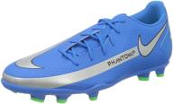 ⚽️ nike unisex phantom soccer silver: dominating the field with style logo