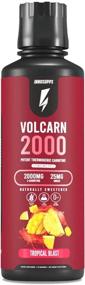 img 4 attached to InnoSupps Volcarn 2000 - Liquid L-Carnitine: Enhance Energy Naturally, No Caffeine or Artificial Sweeteners, 32 Servings (Tropical Blast)