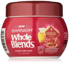 img 4 attached to 💆 Garnier Whole Blends Color Care Mask: Argan Oil & Cranberry Extracts, 10.1 Fl Oz