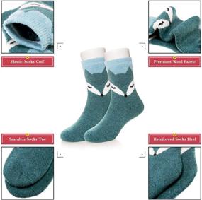 img 2 attached to 🧦 Cozy and Versatile Kids Wool Winter Warm Socks: Soft, Thick, and Perfect for Hiking, Casual Wear, or Thermal Protection!