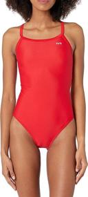 img 3 attached to 👙 Stylish and Supportive: TYR Sport Women's Solid Diamondback Swimsuit Offers a Flattering Fit