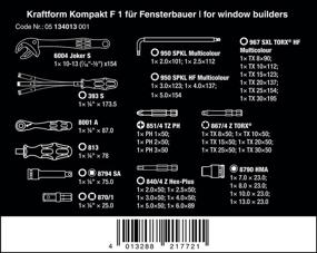 img 3 attached to Wera 05134013001 Kraftform Kompakt 35 Teilig