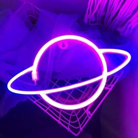 img 2 attached to Planet Neon Sign Led Light