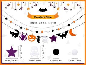 img 1 attached to Halloween Decoration Colorful Assorted Stickers
