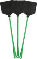 ofxdd long rubber fly swatter pack, heavy duty fly swatter, light green color (3 pack) logo