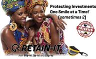 🦷 retain-it - the secure clip-on solution for storing mouth guards, retainers, and dental appliances! logo
