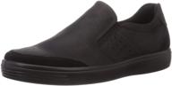 👟 ecco men's classic black sneakers - stylish men's fashion shoes logo