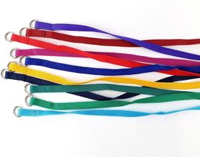 img 4 attached to 🐶 Midlee 4 Foot Dog Kennel Slip Lead: Heavy Duty Nylon Pack of 10 - Secure Control for Your Canine!