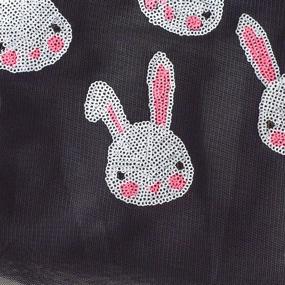 img 1 attached to 🐰 Easter Egg Hunter Bunny Skirt Set with Rabbit Bunny Headband for Girls by Sunny Fashion