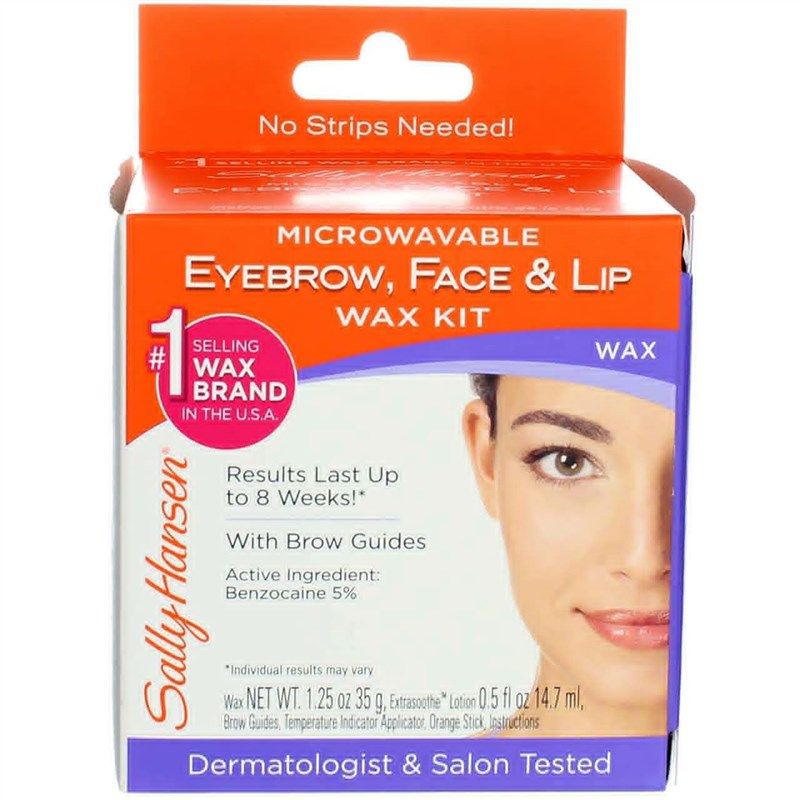 sally hansen microwaveable eyebrow face 로고