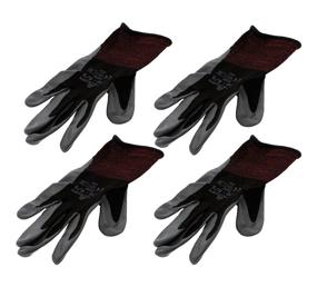 img 2 attached to Showa Atlas 370BLK Nitrile Gloves: Efficient Protection for Various Industrial Applications