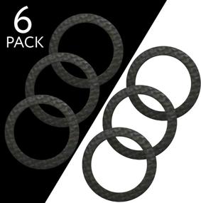 img 1 attached to 🚤 High-Performance Marine Drain Screw Gasket | 6-Pack | Compatible with Lower Units and Seawater Pumps | Comparable to Sierra International (TM) 18-2945-9