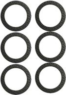 🚤 high-performance marine drain screw gasket | 6-pack | compatible with lower units and seawater pumps | comparable to sierra international (tm) 18-2945-9 логотип