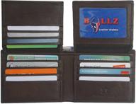 💼 ultimate bullz blocking leather security accessories: wallets, card cases & money organizers for men logo