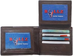 img 3 attached to 💼 Ultimate Bullz Blocking Leather Security Accessories: Wallets, Card Cases & Money Organizers for Men