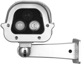 img 1 attached to 🏠 Enhanced Security: Blueskysea Dummy Outdoor Camera with Solar Powered Human Sensor Flash Lights - Ideal for Home Lane Protection