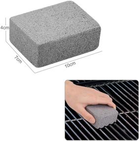 img 3 attached to Environmentally Friendly Grill Stone Cleaning Blocks for 🔥 Effective BBQ Grills Cleaning - Set of 20 Pumice Stones