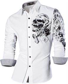 img 3 attached to 👕 Men's Casual Sleeves Button JZS041 Clothing and Shirts by Sportrendy