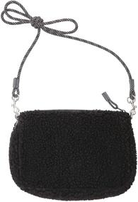 img 3 attached to 👜 Cozy and Stylish KAVU Fleecy Crossbody Sherpa Strap Women's Handbags & Wallets: Perfect for On-the-Go!