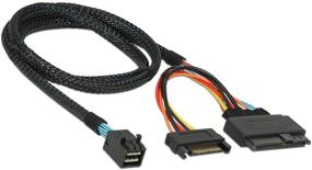 img 4 attached to 🔌 CY Mini SAS HD SFF-8643 to U.2 U2 SFF-8639 NVME PCIe SSD Cable for Mainboard SSD 750 P3600 P3700 - Fast and Reliable Data Transfer Solution