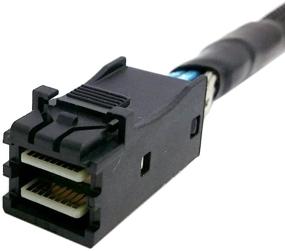 img 2 attached to 🔌 CY Mini SAS HD SFF-8643 to U.2 U2 SFF-8639 NVME PCIe SSD Cable for Mainboard SSD 750 P3600 P3700 - Fast and Reliable Data Transfer Solution