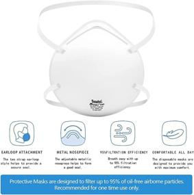 img 3 attached to 😷 Efficient, Comfortable, and Protective Disposable Respirator