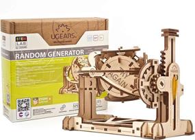 img 4 attached to 🎉 Entertaining and Educational UGEARS Random Generator Stem Kits: Unleash Creativity with Hands-On Learning