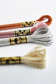 img 2 attached to ✨ DMC Light Effects E677 Embroidery Floss: White Gold, Precious-Metal Effect, 8.7 yards