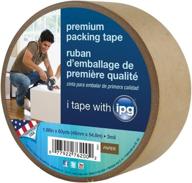 1.88 inch intertape flatback sealing tape - 60 yard length logo