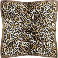 vabovin fashion: 35x35 silk-like large square satin scarf for hair wrapping at night logo