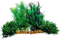 🌿 otterly pets premium large artificial plastic plants - decorate your fish tank with style | 4 pack accessories for betta and other decor logo