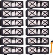 🔍 12-pack of ultra-performance filters for neato botvac d series - compatible with neato d3, d5, 70e, 75, 80, d80, 85, d70 vacuum cleaner логотип