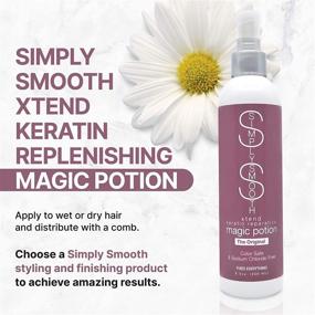 img 3 attached to 🔮 Simply Smooth Keratin Reparative Magic Potion Original Spray - Weightless Collagen Styling & Conditioning - Anti-Breakage Benefits - Sodium Chloride & Sulfate Free, 8.5 Oz
