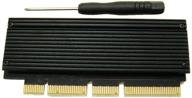 💻 sintech nvme pcie m.2 m key ssd на адаптерную карту pci-e x4 x16 с теплоотводом, совместимый с samsung 960 970 evo логотип