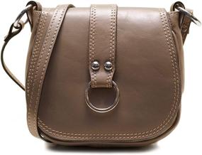 img 4 attached to π Floto Women's Italian Calfskin Leather Handbags & Wallets | Shoulder Bag Collection
