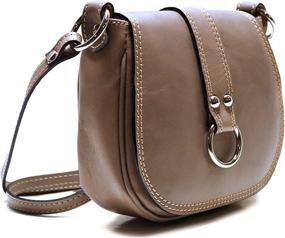 img 3 attached to π Floto Women's Italian Calfskin Leather Handbags & Wallets | Shoulder Bag Collection