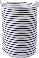 neatnessome laundry hamper: compact waterproof round linen storage basket for clothes, toys, pet supplies - small size (13.7x13.7x17.7inch) logo