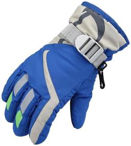 img 2 attached to 🧤 Momoon Winter Gloves Toddler Adjustable Boys' Accessories: Stay Warm in Cold Weather