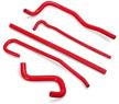 mishimoto mmhose-vet-97ancrd ancillary hose kit compatible with chevrolet c5 corvette z06 1997-2004 red logo